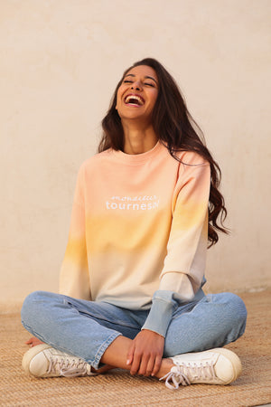 Sweat Tie and Dye oversize – Monsieur Tournesol - Main Image